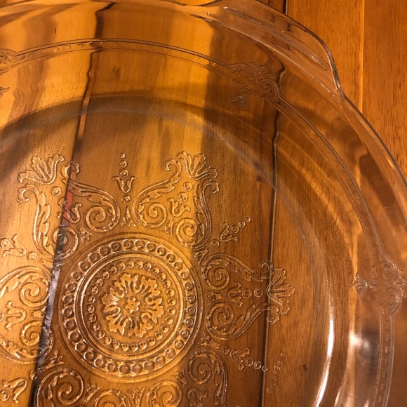 Fire King Kitchen Vintage Fire King Clear Glass Serving Baking Dish